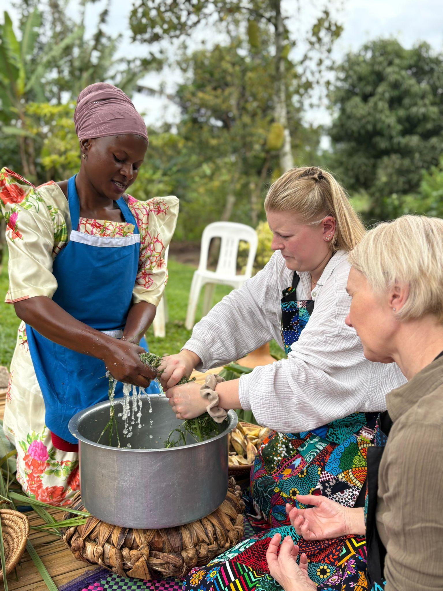 Banana Juice Making & Traditional Cooking